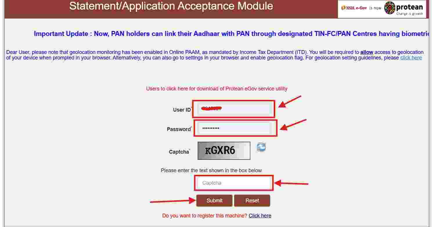 How To Apply PAN Card Through NSDL PAAM Login Manager