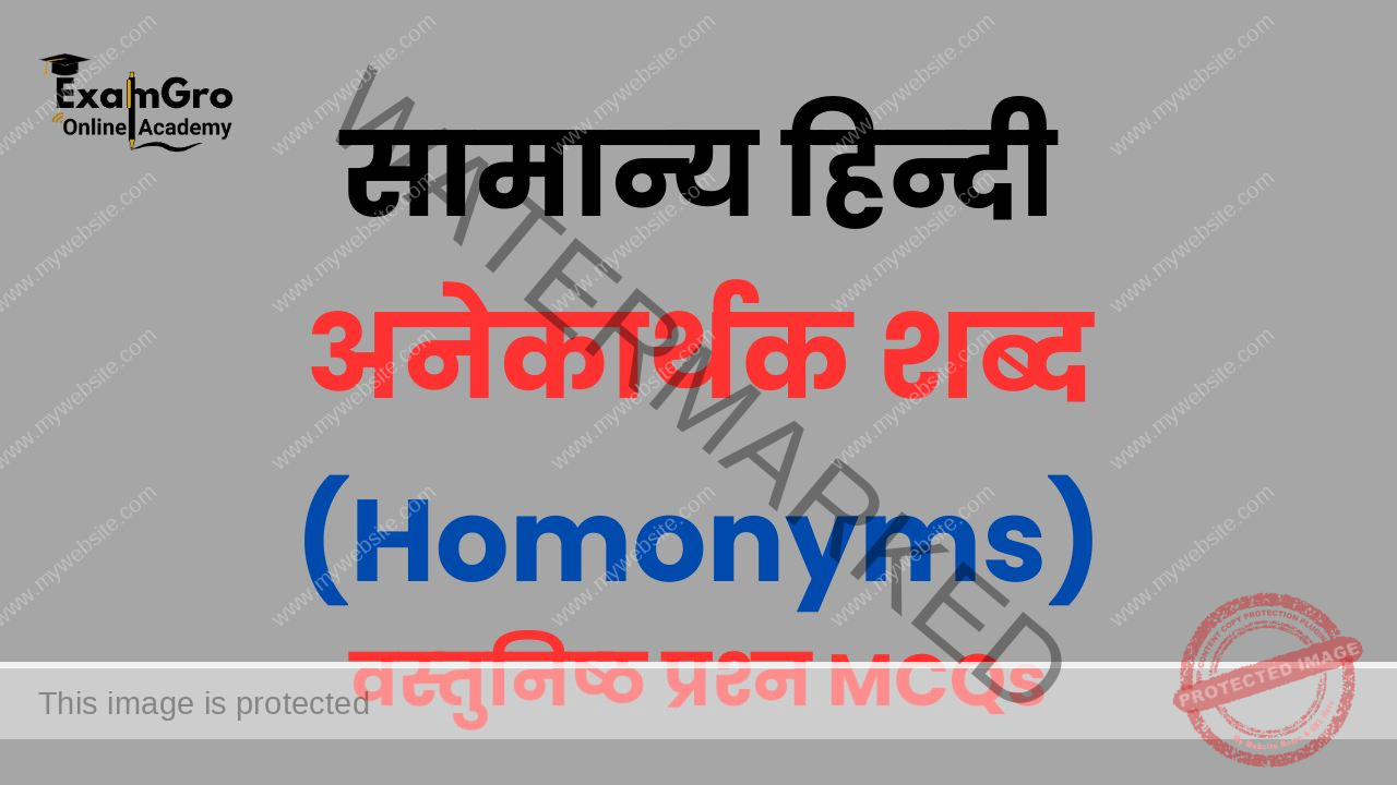 अनेकार्थक शब्‍द